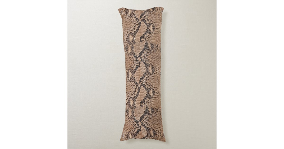 Snakeskin Pattern Cool Animal Print Body Pillow Zazzle