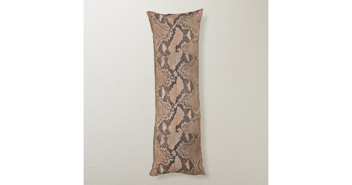Snakeskin Pattern Cool Animal Print Body Pillow Zazzle