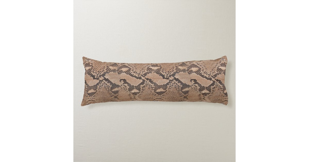 Snakeskin Pattern Cool Animal Print Body Pillow Zazzle