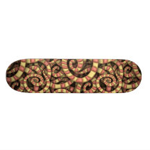 Snaky Spirals Skate Board Decks