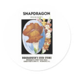 Snapdragon Bronze Beauty, Roudabush's Seed Store Sticker