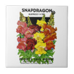 Snapdragon Vintage Seed Packet Ceramic Tiles