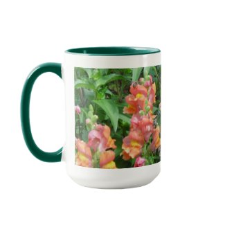 Snapdragon with Bee Mug mug