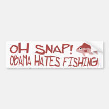 Snapper Fishing Ban Bumper Sticker
