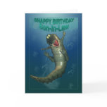 Snappy Birthday Happy Crocodile Underwater View Cards