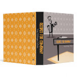 Snappy Chef male food plate recipe cookbook binder