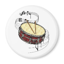 Snare Drum Refrigerator Magnets