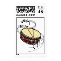 Snare Drum Postage Stamps