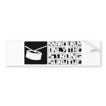 Snare Drum Survive bumper stickers by itsallhot Snare Drum Survive bumper stickers