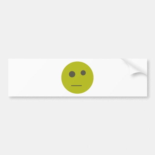 Snark Face Bumper Sticker