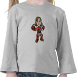 Joueur de personnel de station spatiale de Snarkie t-shirts