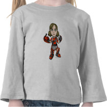 Jogador do pessoal da estação espacial de Snarkie  t - shirts