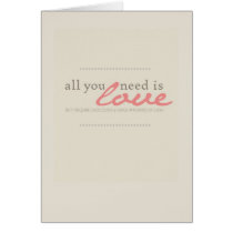 Snarky Love Card cards