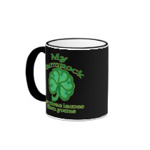 Snarky Shamrock Joke Mugs #1 mugs