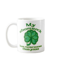 Snarky Shamrock Joke Mugs #2 mugs