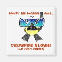 Snarky the Snorkel - Retro Magnets