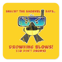 Snarky the Snorkel - Retro Sticker