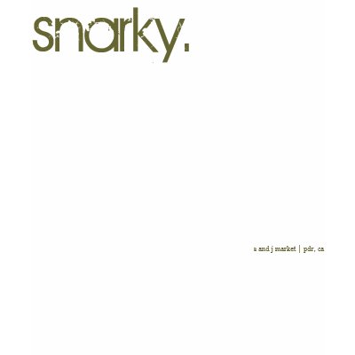 snarky. (top) t shirt by sbinla