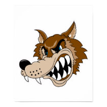snarling brown wolf face posters by doonidesignsanimals snarling brown wolf face posters
