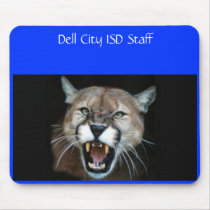 Snarling Cougar, Dell City ISD Staff mousepads
