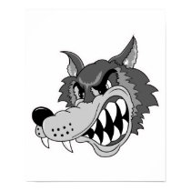 snarling grey wolf face posters by doonidesignsanimals snarling grey wolf face posters