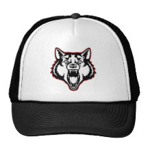 Snarling Wolf Mesh Hat