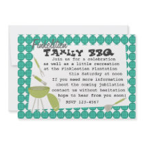Snazzy BBQ Set Personalized Announcement