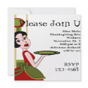 Snazzy Christmas Dinner invitations