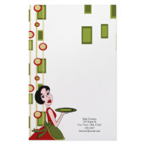 Snazzy Christmas Dinner stationery
