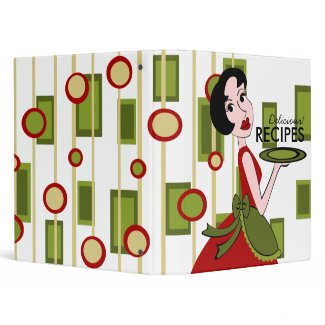 Snazzy Christmas Recipes 3 Ring Binder