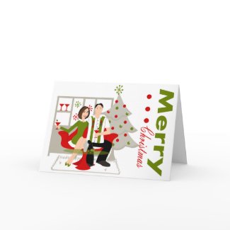 Snazzy Shindig Christmas card