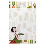 SnazzyChristmas Dinner Stationery Paper