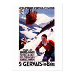 SNCF Railway Cable Car Promo Poster Postcards
