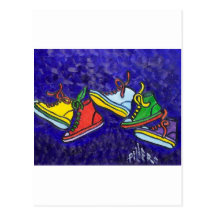 Sneakers Postcard