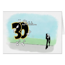 SNEAKY 30TH BIRTHDAY CARD
