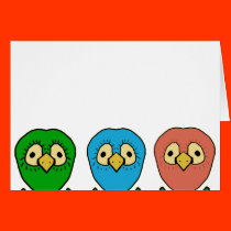 sneaky birds cards