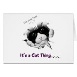 Sneaky Cat cards
