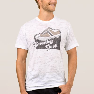 Sneaky Devil Vintage Tee Shirt by TeeJunction