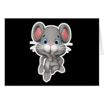 sneaky little mouse card