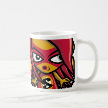 Sneaky Mascot Coffee Mugs