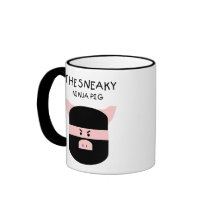 Sneaky Ninja Pig Coffee Mug