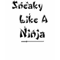 sneaky ninja t-shirts by tricksterdesigns sneaky ninja t-shirts