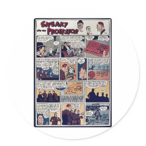 Sneaky Professor stickers by ww2posters Sneaky Professor stickers