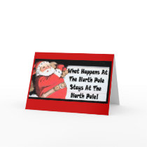sneaky santa card