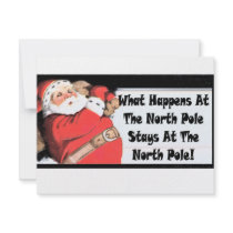 sneaky santa custom invites