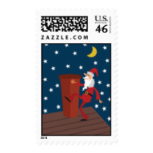 Sneaky Santa Stamp