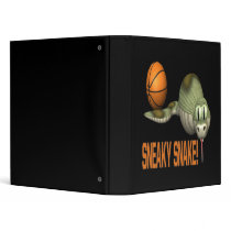 Sneaky Snake 3 Ring Binder