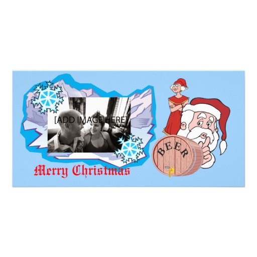 Sneaky Sneaky Santa, [Add Image] Picture Card
