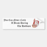 Sneaky Sneaky Santa Bumper Stickers