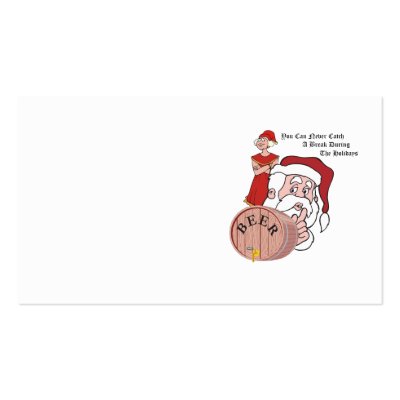 Sneaky Sneaky Santa business cards